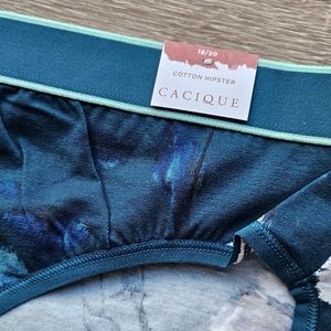 Cacique Cotton Hipster Panty with Wide Waistband 18/20